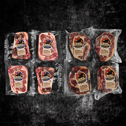 Ribeye & New York Steaks - Box of 8